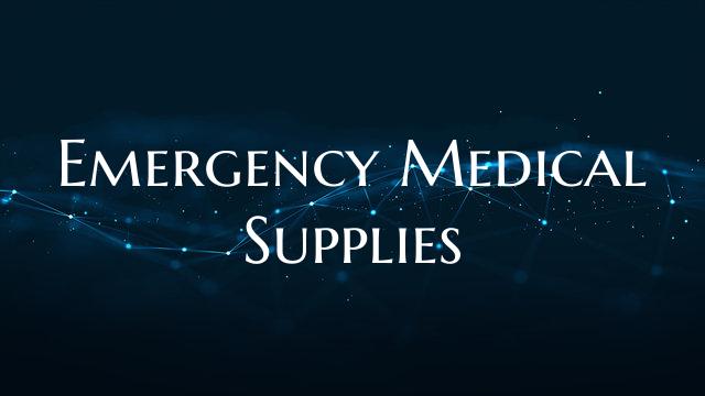 Emergency Medical Supplies