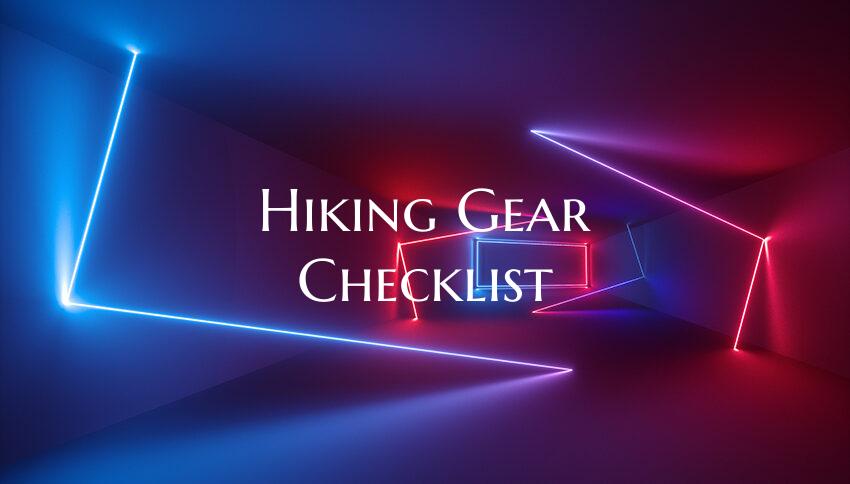 Hiking Gear Checklist